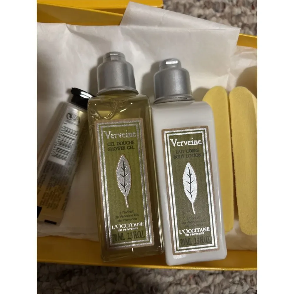NEW L’Occitane en Provence Verveine Verbena Gift Set Shower Gel , Lotion, Hand